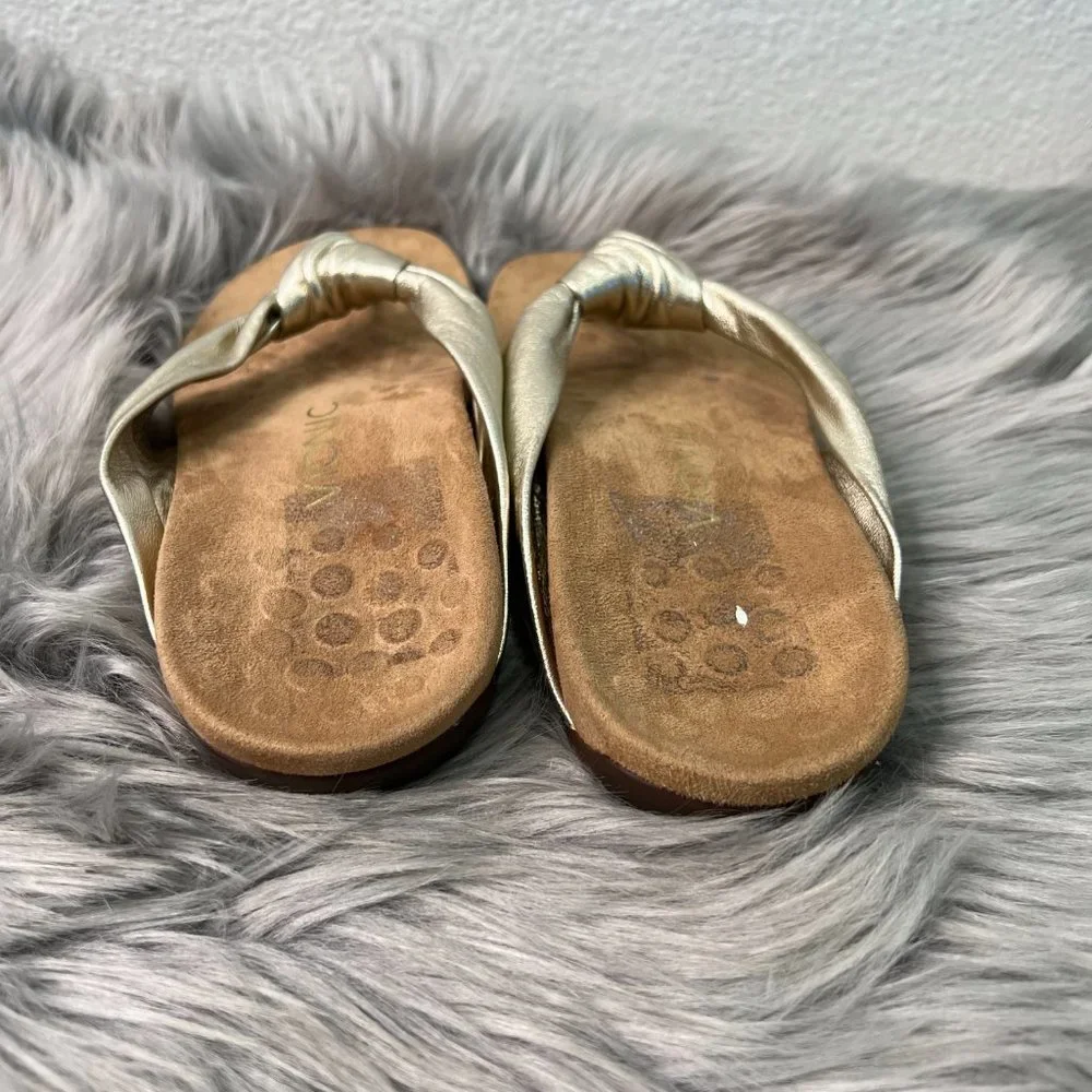 Vionic Womens‎ Rest Pippa Toepost Sandals Champagne Ladies' Size 6